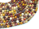 Matte Mookaite Beads, 6mm Round Beads-BeadBasic