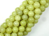 Olive Jade Beads, 10mm Round Beads-BeadBasic