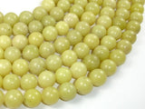 Olive Jade Beads, 12mm Round Beads-BeadBasic