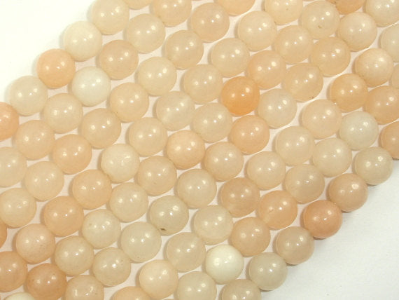Pink Aventurine Beads, 8mm, Round Beads-BeadBasic