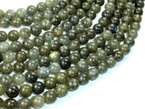 Labradorite Beads, Round, 8mm-BeadBasic