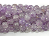 Light Amethyst, Ametrine, 10mm Round Beads-BeadBasic