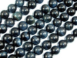 Blue Tiger Eye Beads, 9mm (9.3mm) Round Beads-BeadBasic
