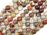 Mexican Crazy Lace Agate Beads, 8mm Round Beads-BeadBasic