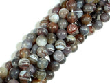 Botswana Agate Beads, 8mm Round Beads-BeadBasic