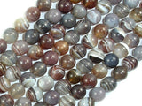 Botswana Agate Beads, 8mm Round Beads-BeadBasic