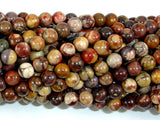 Birdseye Rhyolite, 6mm (6.5mm) Round Beads-BeadBasic