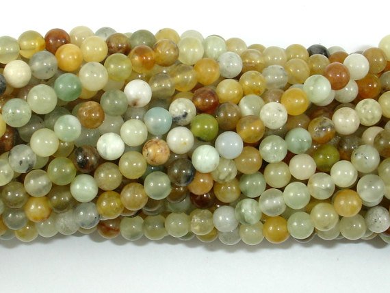 Jade Beads, Round, 4mm-BeadBasic