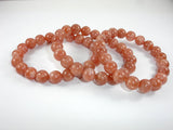 Sunstone Beads, Sunstone Bracelet, 8.5mm Round Beads-BeadBasic