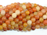 Genuine Old Yellow Jade Beads, 6mm-BeadBasic