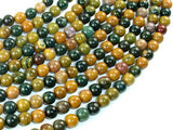 Ocean Jasper, 6mm Round beads-BeadBasic