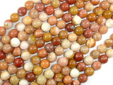 Petrified Wood, 6mm Round Beads-BeadBasic