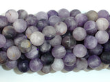 Matte Amethyst Beads, Round, 10mm-BeadBasic
