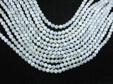 Blue Chalcedony Beads, Blue Lace Agate Beads, Round, 6mm-BeadBasic
