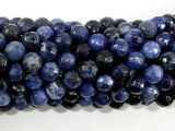 Sodalite Beads, 6mm Faceted Round Beads-BeadBasic