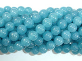 Blue Sponge Quartz Beads, 8mm Round Beads-BeadBasic