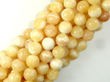 Honey Jade Beads, 10mm Round Beads-BeadBasic