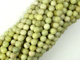Butter Jade Beads, 4mm Round Beads-BeadBasic