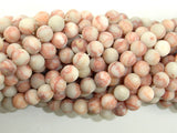 Matte Red Line Jasper, 6mm, Round Beads-BeadBasic