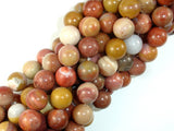 Petrified Wood, 10mm Round Beads-BeadBasic