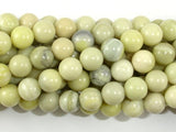 Butter Jade, 8mm Round Beads-BeadBasic