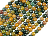 Ocean Jasper, 6mm Round beads-BeadBasic