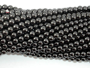 Magnetic Hematite Beads, Round, 4mm-BeadBasic