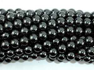 Magnetic Hematite Beads, 8mm Round Beads-BeadBasic