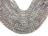 Gray Agate, 10mm Round Beads-BeadBasic
