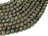 Coffee Jasper, 8mm Round Beads-BeadBasic