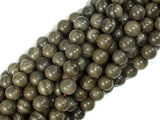 Coffee Jasper, 8mm Round Beads-BeadBasic