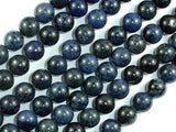 Dumortierite, 10mm Round Beads-BeadBasic