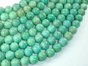 African Amazonite Beads, 10mm(10.4mm) Round Beads , 15.5 Inch-BeadBasic