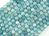 Larimar Quartz, 6mm Round Beads-BeadBasic