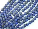 Matte Natural Lapis Lazuli Beads , 6mm Round Beads-BeadBasic