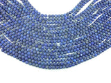Matte Natural Lapis Lazuli Beads , 6mm Round Beads-BeadBasic