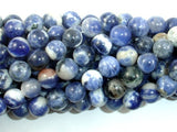 Sodalite Beads, 8mm Round Beads-BeadBasic