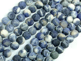 Matte Sodalite Beads, 8mm, Round Beads-BeadBasic