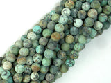 Matte African Turquoise, 6mm Round Beads-BeadBasic