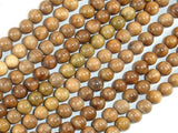 Green Sandalwood Beads, 6mm Round Beads-BeadBasic