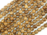 Aqarwood Beads, 6mm(6.3mm) Round Beads, 26 Inch-BeadBasic