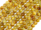 Golden Tiger Eye, 6mm Round Beads-BeadBasic