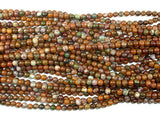 African Green Opal, 4mm(4.5mm) Round Beads-BeadBasic