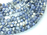 Matte Sodalite Beads, 6mm Round Beads-BeadBasic