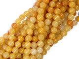 Yellow Aventurine Beads, 6mm(6.7mm) Round Beads-BeadBasic