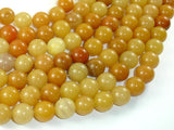 Yellow Aventurine Beads, 10mm(10.5mm) Round Beads-BeadBasic