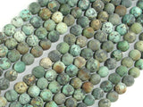 Matte African Turquoise, 6mm Round Beads-BeadBasic