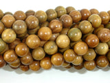 Green Sandalwood Beads, 8mm Round Beads-BeadBasic