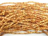 Indonesia Agathis Alba King Wood Beads, 6mm Round-BeadBasic