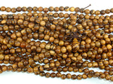 Vietnam Qinan Sandalwood Beads, 6mm(6.3mm) Round Beads, 25 Inch-BeadBasic